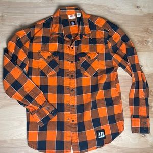 Cincinnati Bengals Mens Plaid